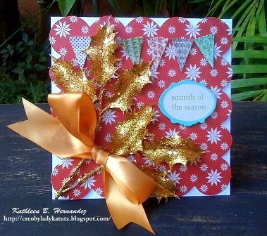 Make Your Own Christmas Card with DT Member Kathleen!