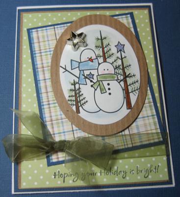 Snow Friends Are Best<br>Handmade Christmas Card