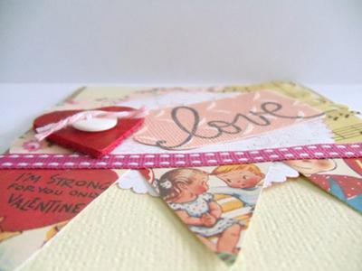 Vintage Love Card - Details